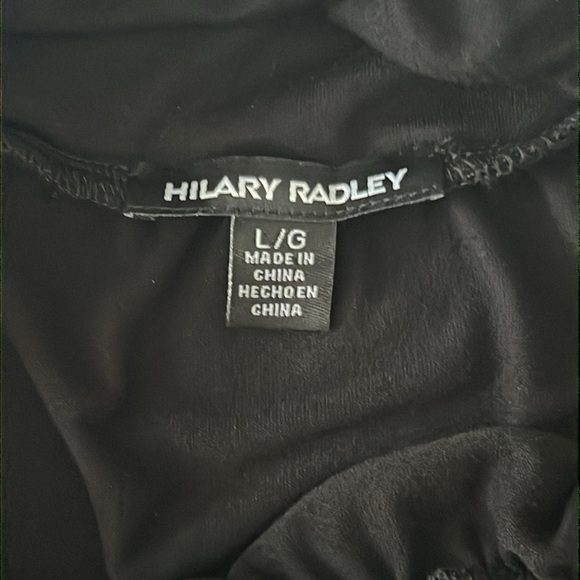 Hilary Radley Classic Black Midi Skirt size L - Picture 6 of 6